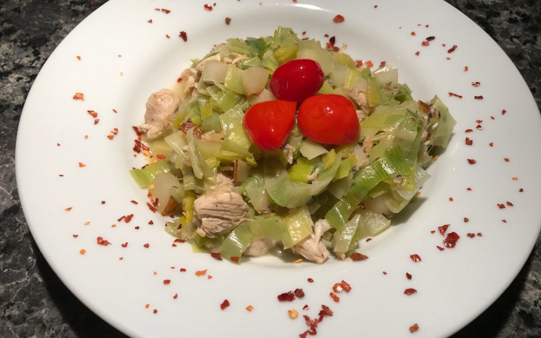 Hähnchen-Lauch-Pfanne